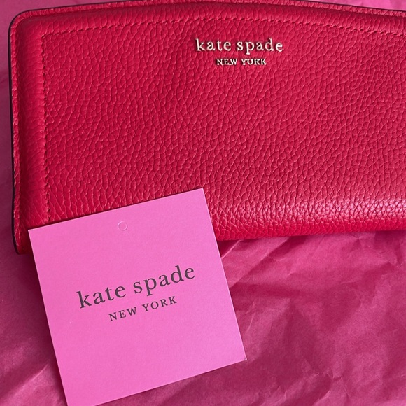 NWT Red Kate spade Clutch. - Picture 12 of 13